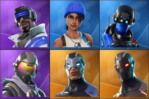 Blue Striker, Blue Team Leader, Carbon Commando, Rogue Agent, Carbide, Omega