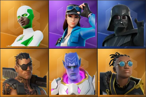 Backlash, Cloud Striker, Darth Vader, Joey, Kymera, Malik