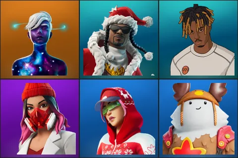 Galaxy Scout, Santa Dogg, Slayer Juice WRLD, Yulejacket, Arctic Adeline, Sled Ready Guff