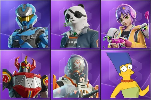 UNSC Spartan, Agent Patch, Battle Gamer Mae, Dino Megazord, Lt. Ripp Slade, Marge Simpson
