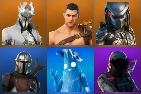 Rogue Spider Knight, Menace, Predator, Mandalorian, Polar Peely, Kondor