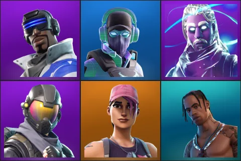 Blue Striker, Breakpoint, Galaxy, Rogue Agent, Rose Team Leader, Travis Scott