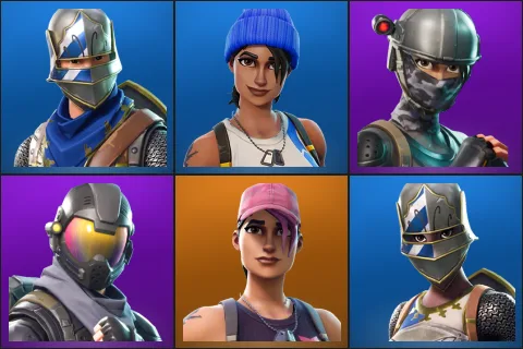 Blue Squire, Blue Team Leader, Elite Agent, Rogue Agent, Rose Team Leader, Royale Knight