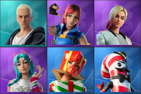 Slim Shady, Explorer Emilie, Jackie, Katalina, Holiday Boxy, Mr. Dappermint