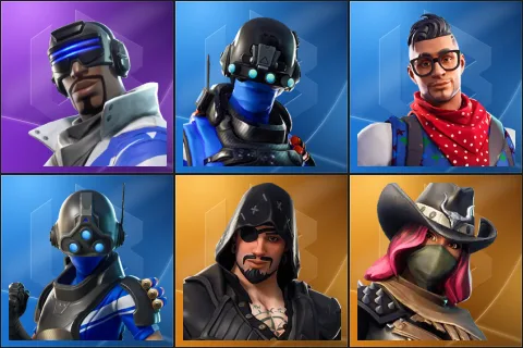 Blue Striker, Carbon Commando, Prodigy, Trilogy, Blackheart, Calamity