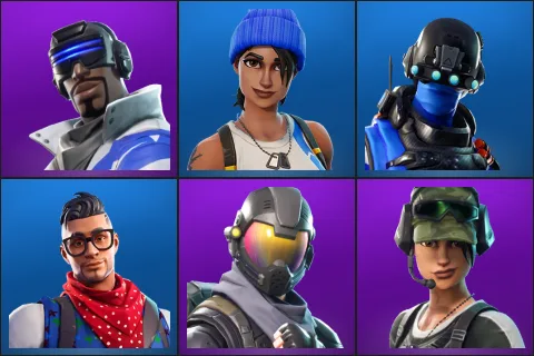Blue Striker, Blue Team Leader, Carbon Commando, Prodigy, Rogue Agent, Trailblazer