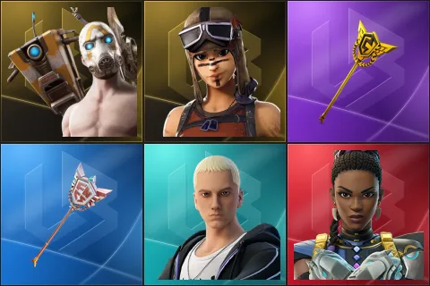 Psycho Bandit, Renegade Raider, The Axe of Champions, The Axe of Champions 2.0, Slim Shady, Shuri