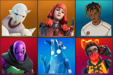 Snap, The Imagined, Slayer Juice WRLD, Prowler, Polar Peely, Tectonic Komplex