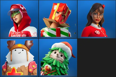 Arctic Adeline, Holiday Boxy, Krisabelle, Sled Ready Guff, Winterfest Bushranger