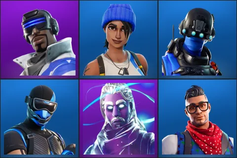 Blue Striker, Blue Team Leader, Carbon Commando, Fixer, Galaxy, Prodigy