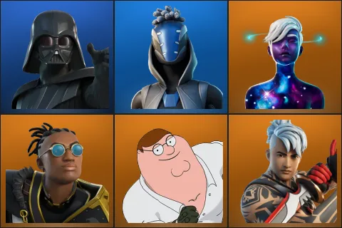 Darth Vader, Sultura, Galaxy Scout, Malik, Peter Griffin, Ronin