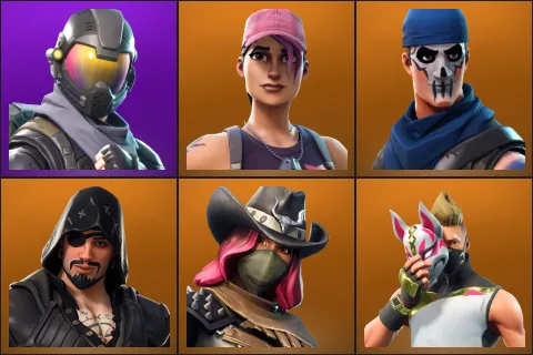 Rogue Agent, Rose Team Leader, Warpaint, Blackheart, Calamity, Drift