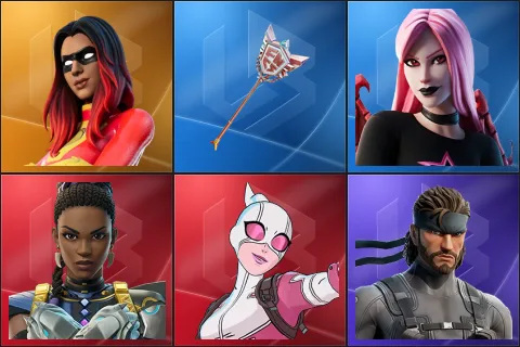 Joltara, The Axe of Champions 2.0, Haze, Shuri, Gwenpool, Solid Snake