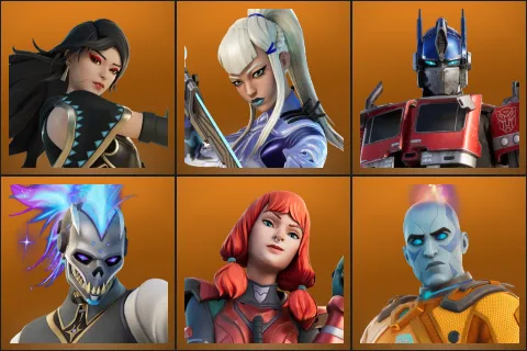 Era, Mizuki, Optimus Prime, Renzo the Destroyer, The Imagined, The Origin