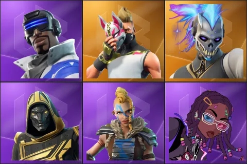 Blue Striker, Drift, Renzo the Destroyer, Blitz Knight, Huntress, Imani
