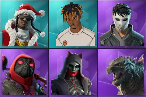 Santa Dogg, Slayer Juice WRLD, Daigo, Dark Doggo, Felina, Godzilla Evolved