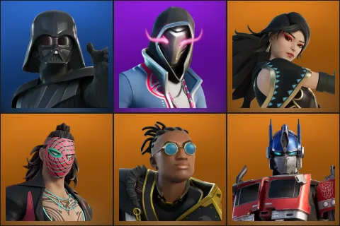 Darth Vader, Xander, Era, Kado Thorne, Malik, Optimus Prime