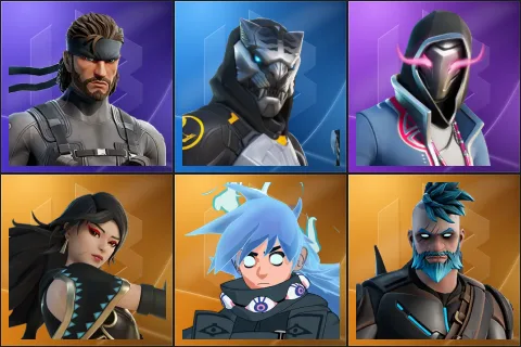 Solid Snake, Huntmaster Saber, Xander, Era, Nezumi, Omegarok