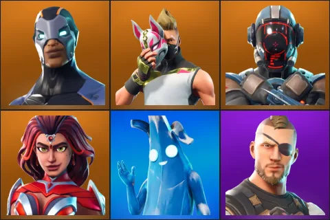 Carbide, Drift, The Visitor, Valor, Polar Peely, Battlehawk