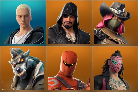 Slim Shady, Blackheart, Calamity, Dire, Hybrid, Kado Thorne