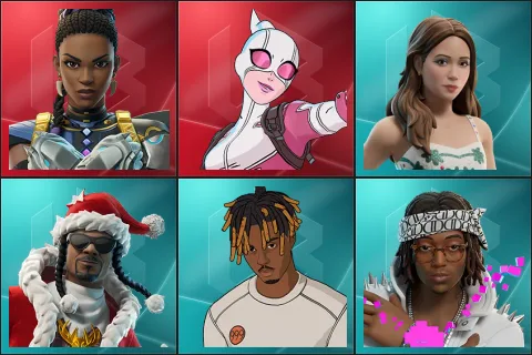 Shuri, Gwenpool, Laufey, Santa Dogg, Slayer Juice WRLD, Tour Ready Lil Tecca