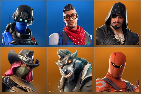 Carbon Commando, Prodigy, Blackheart, Calamity, Dire, Hybrid