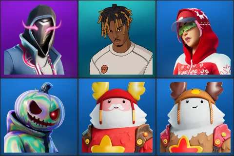 Xander, Slayer Juice WRLD, Arctic Adeline, Chrome Punk, Guff Gringle, Sled Ready Guff