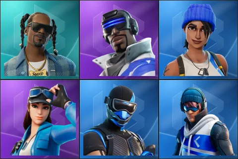 Snoop Dogg, Blue Striker, Blue Team Leader, Cloud Striker, Fixer, Point Patroller