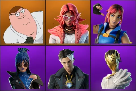 Peter Griffin, Valeria, Explorer Emilie, Hope, Montague, Nisha