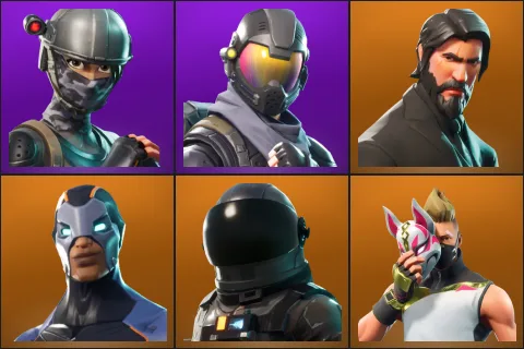 Elite Agent, Rogue Agent, The Reaper, Carbide, Dark Voyager, Drift