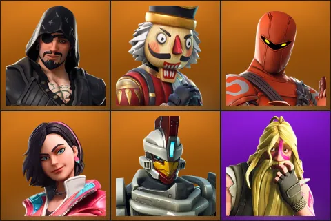 Blackheart, Crackshot, Hybrid, Rox, Sentinel, Bunker Jonesy
