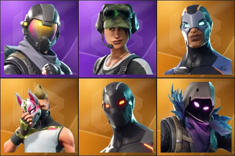 Rogue Agent, Trailblazer, Carbide, Drift, Omega, Raven