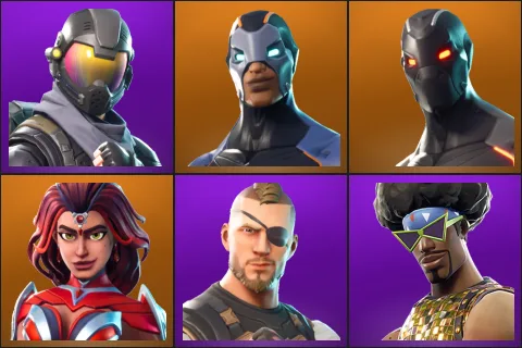 Rogue Agent, Carbide, Omega, Valor, Battlehawk, Funk Ops