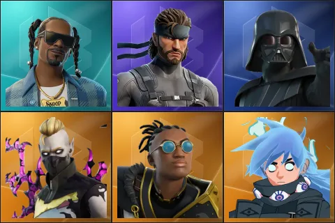 Snoop Dogg, Solid Snake, Darth Vader, Driftwalker, Malik, Nezumi