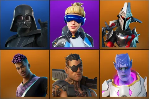 Darth Vader, Neo Versa, Eternal Knight, Fade, Joey, Kymera