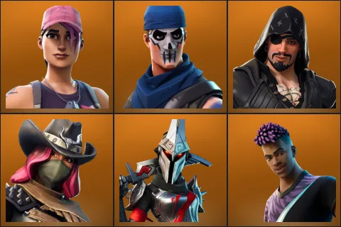 Rose Team Leader, Warpaint, Blackheart, Calamity, Eternal Knight, Fade
