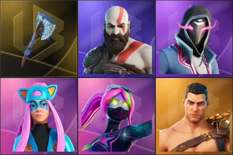 Leviathan Axe, Kratos, Xander, Alli, Galaxia, Menace