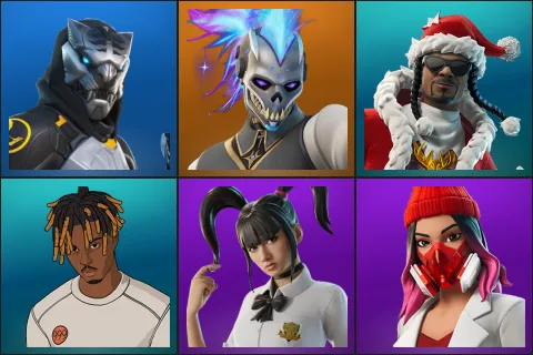 Huntmaster Saber, Renzo the Destroyer, Santa Dogg, Slayer Juice WRLD, Yuki Yubari, Yulejacket