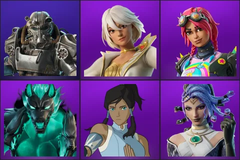 T-60 Power Armor, Aphrodite, Brite Raider, Cerberus, Korra, Medusa