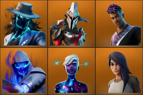 Deadeye, Eternal Knight, Fade, Fusion, Galaxy Scout, Gear Specialist Maya