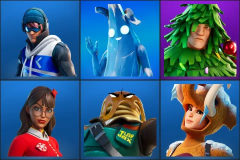 Point Patroller, Polar Peely, Lt. Evergreen, Krisabelle, Major Mancake, Wooly Warrior