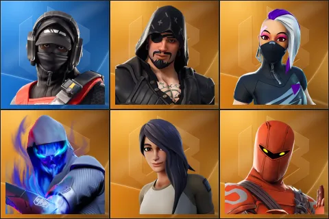 Stealth Reflex, Blackheart, Catalyst, Fusion, Gear Specialist Maya, Hybrid