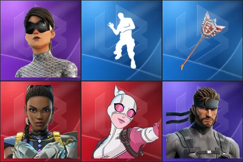 Unchained Ramirez, Laugh It Up, The Axe of Champions 2.0, Shuri, Gwenpool, Solid Snake