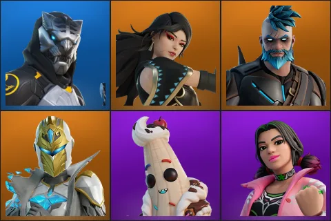 Huntmaster Saber, Era, Omegarok, Spectra Knight, Lil Split, Mariposa