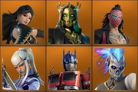 Era, Hades, Kado Thorne, Mizuki, Optimus Prime, Renzo the Destroyer