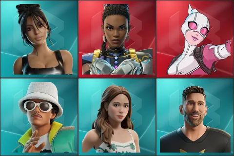 Iconic Kim Kardashian, Shuri, Gwenpool, Bruno-San, Laufey, Lionel Messi
