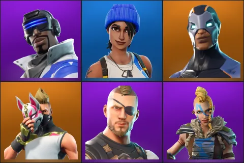 Blue Striker, Blue Team Leader, Carbide, Drift, Battlehawk, Huntress