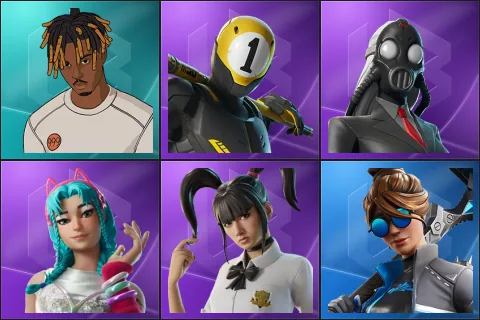 Slayer Juice WRLD, 1-Ball, Chaos Director, Katalina, Yuki Yubari, Wavebreaker