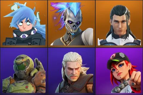Nezumi, Renzo the Destroyer, The Ageless, Doom Slayer, Geralt of Rivia, Dusty