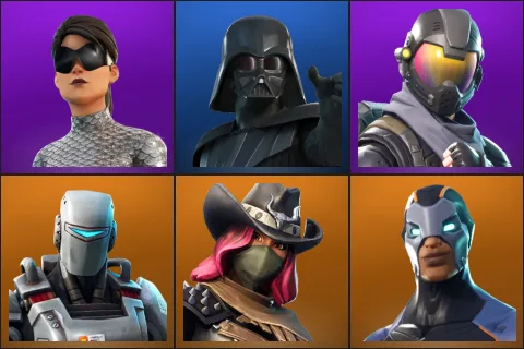 Unchained Ramirez, Darth Vader, Rogue Agent, A.I.M., Calamity, Carbide